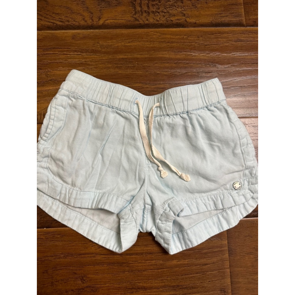 Girls Roxy Shorts Size 7 Light Blue